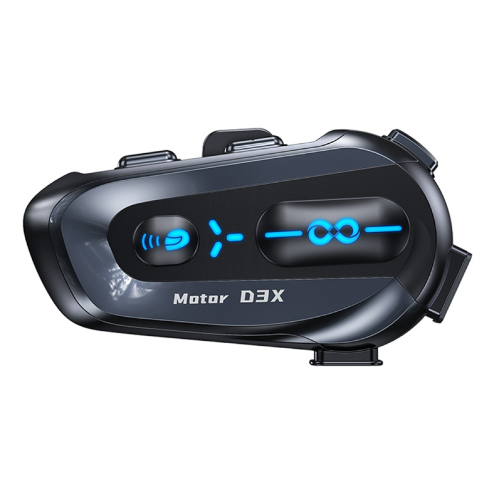 D3X Motorcycle Helmet Intercom Bluetooth Headset Waterproof Music Sharing