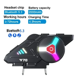 Y70 Motorcycle Helmet Bluetooth Headset