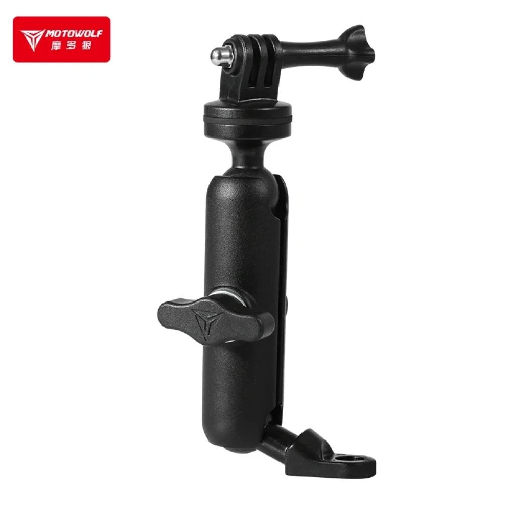 Motowolf Action Camera Holder for Motorcycle Handlebar and Mirror Mount MDL 3519